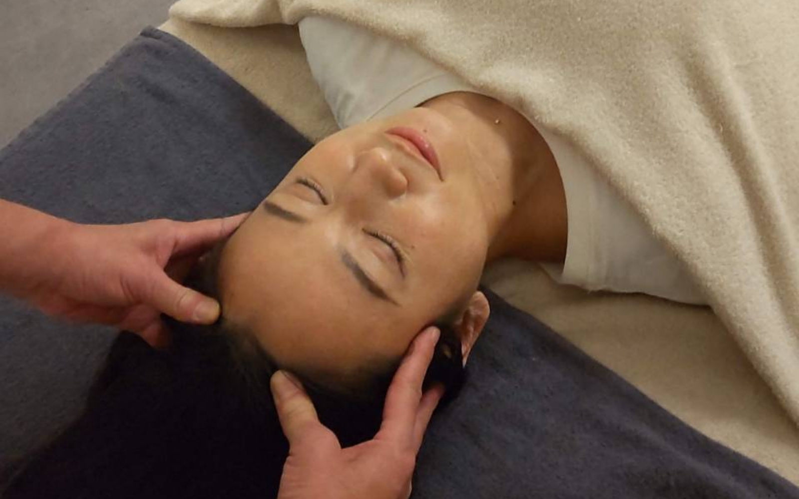 ヘッドマッサージの写真